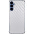 White Carbon Fiber Specialty Texture Material Galaxy A35 5G Clear Case